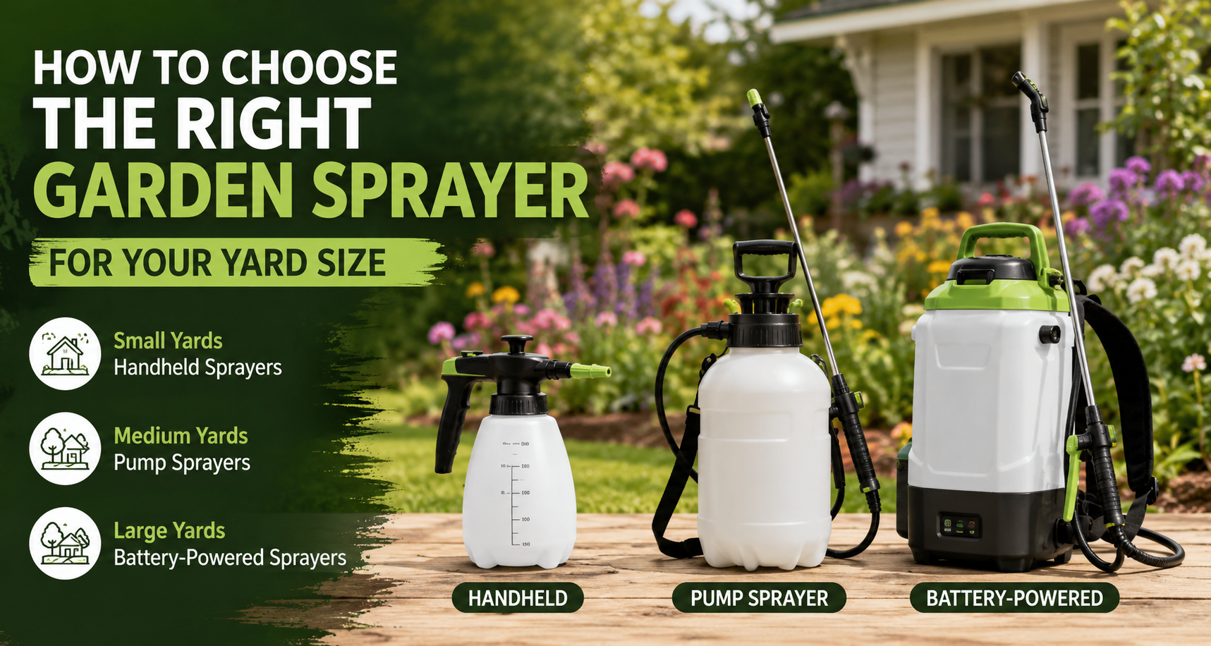 How to Choose the Right Garden Sprayer for Your Yard Size