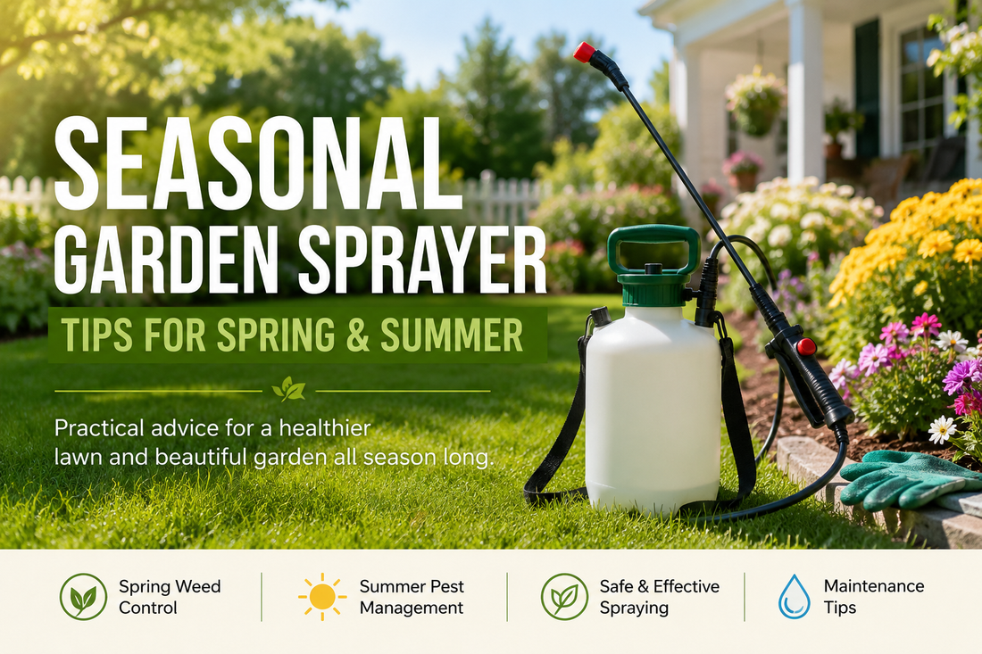 Seasonal Garden Sprayer Tips for Spring and Summer Lawn Care