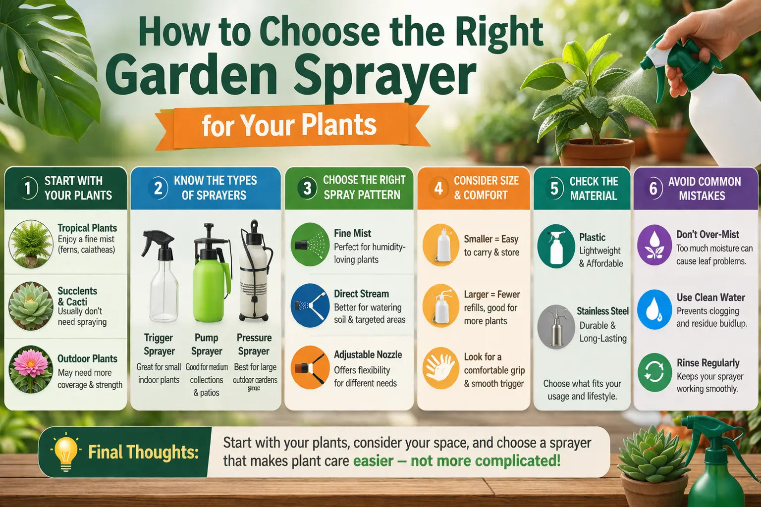 How to Choose the Right Garden Sprayer: A Practical Guide for Home Gardeners