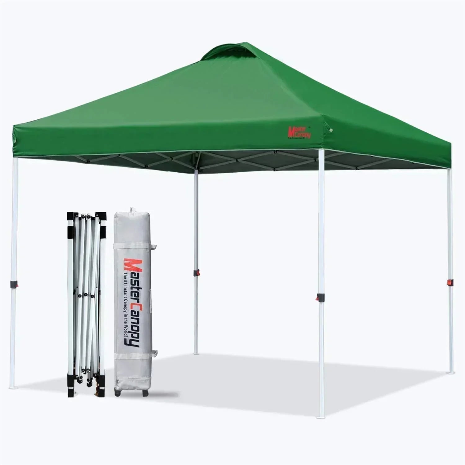 Durable Pop-up Canopy Tent with Roller Bag (10x10 Black) wourant