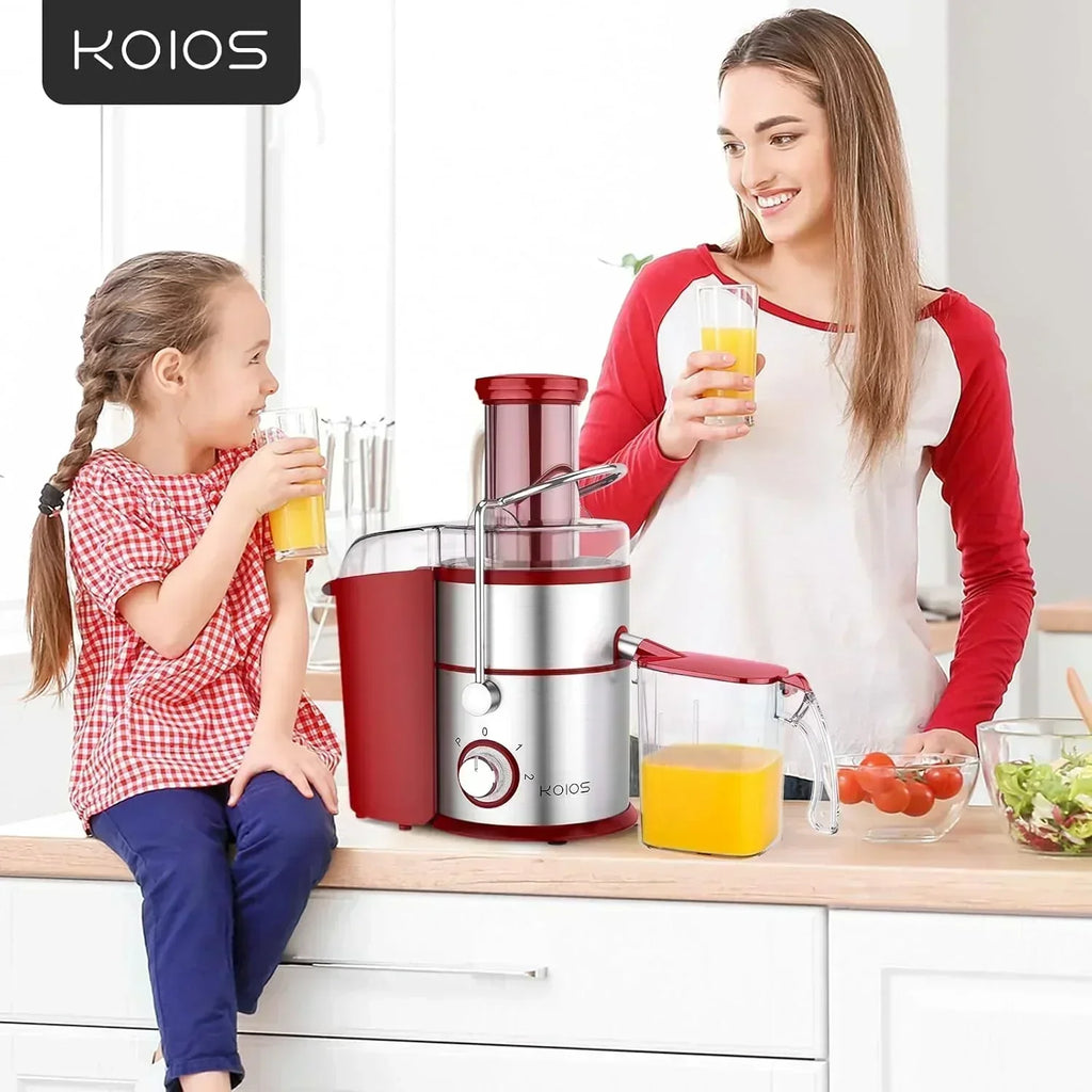 1300W KOIOS Centrifugal Juicer with Extra Large 3" Feed Chute and Titanium Filter wourant