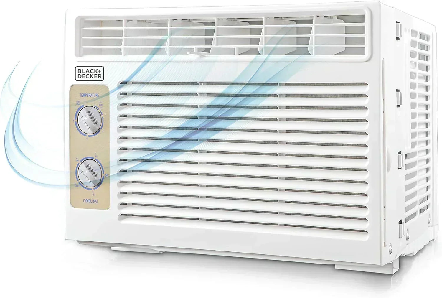 BLACK+DECKER Window Air Conditioner 5000 BTU Cools Up to 150 Square Feet AC Mechanical Controls wourant