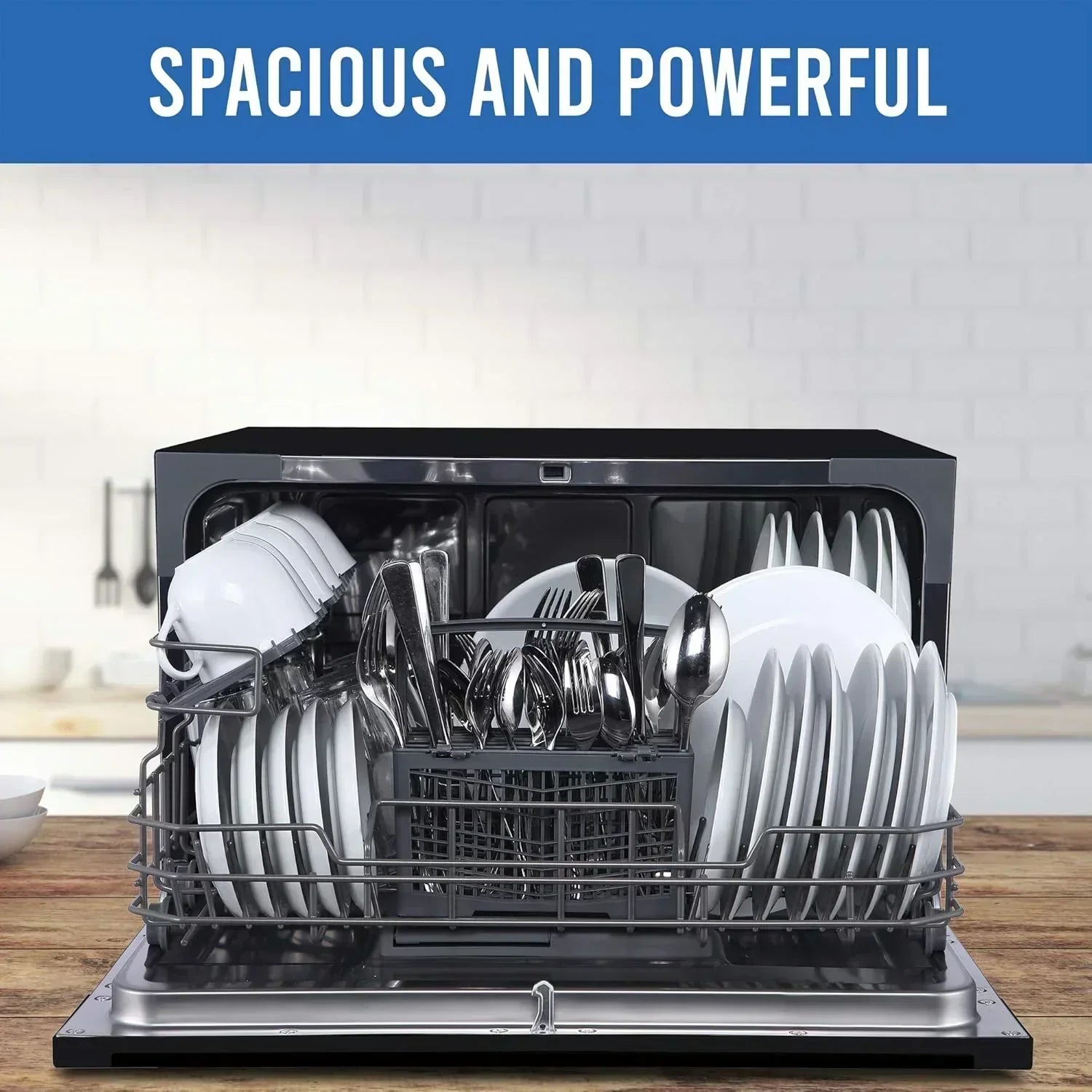 Farberware Compact 6-Station Dishwasher Portable Mini Countertop Dishwasher wourant