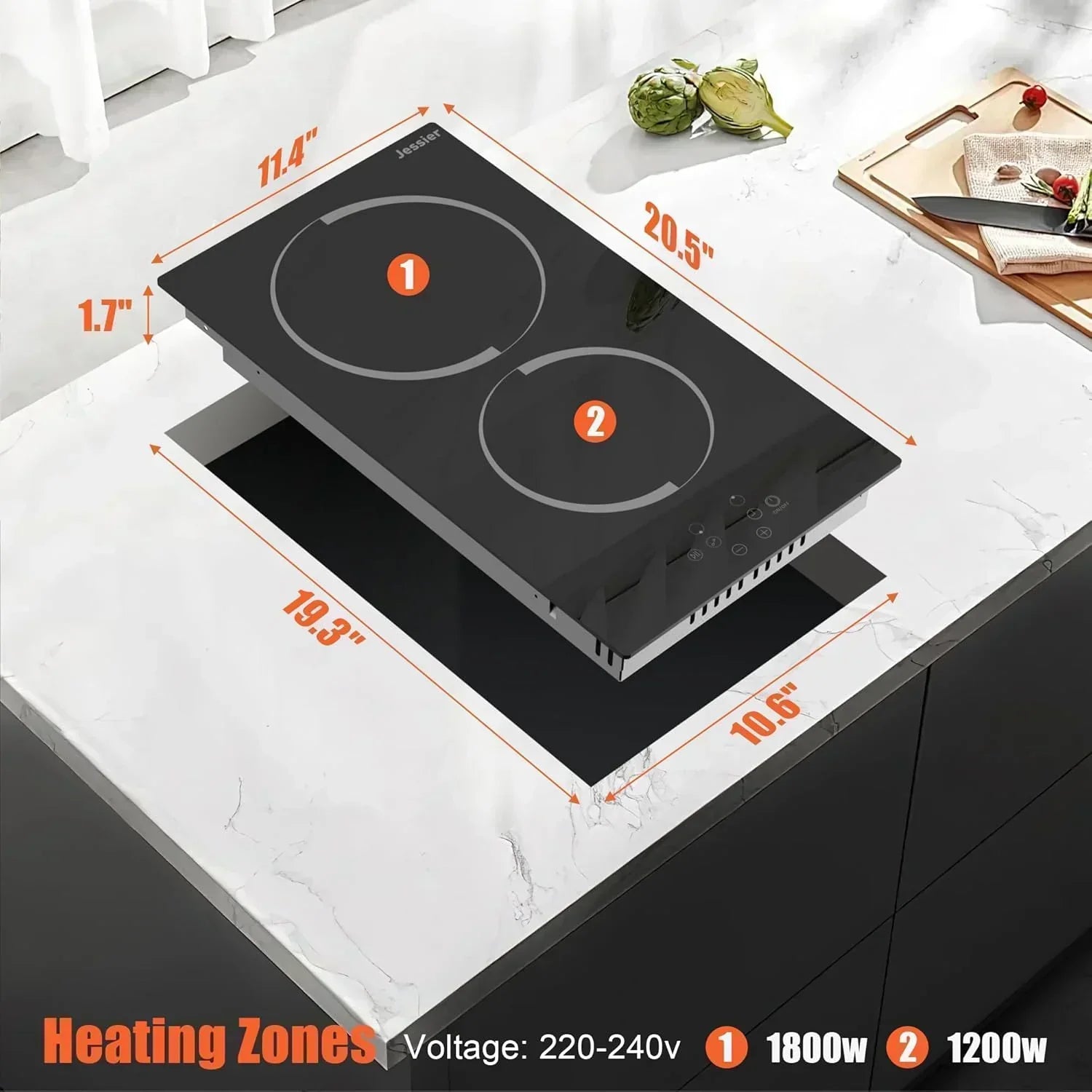 Electric Cooktop 30 Inch - 5 Burners Built-in Ceramic Cooktop 30" Electric Stove Top wourant