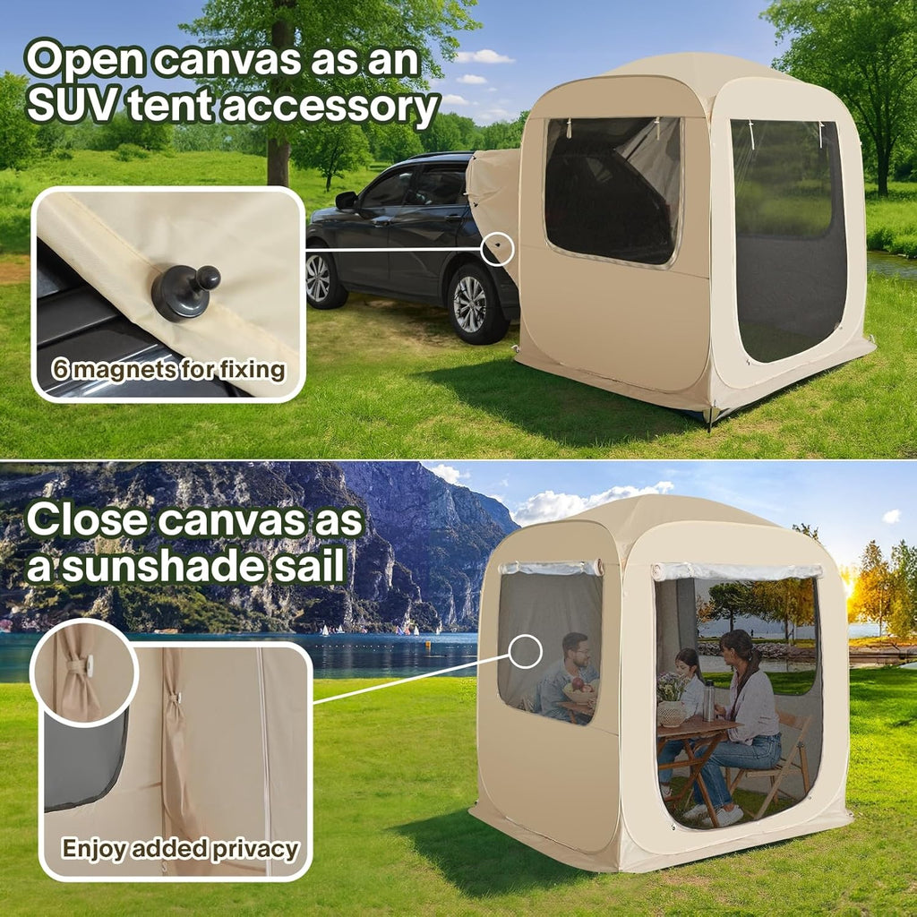 Alvantor Screen House Gazebo Pop Up Igloo Screened Canopy Tent with Mosquito Netting Sides wourant