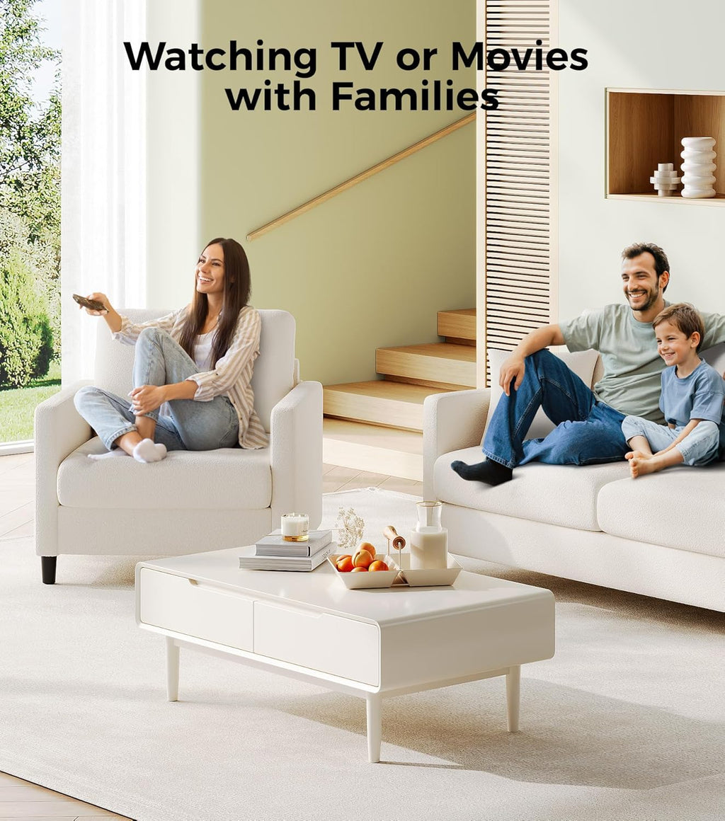 Loveseat Sofa 51" Love Seat Comfy Corduroy Small Loveseat Tool-Free Setup Couch wourant