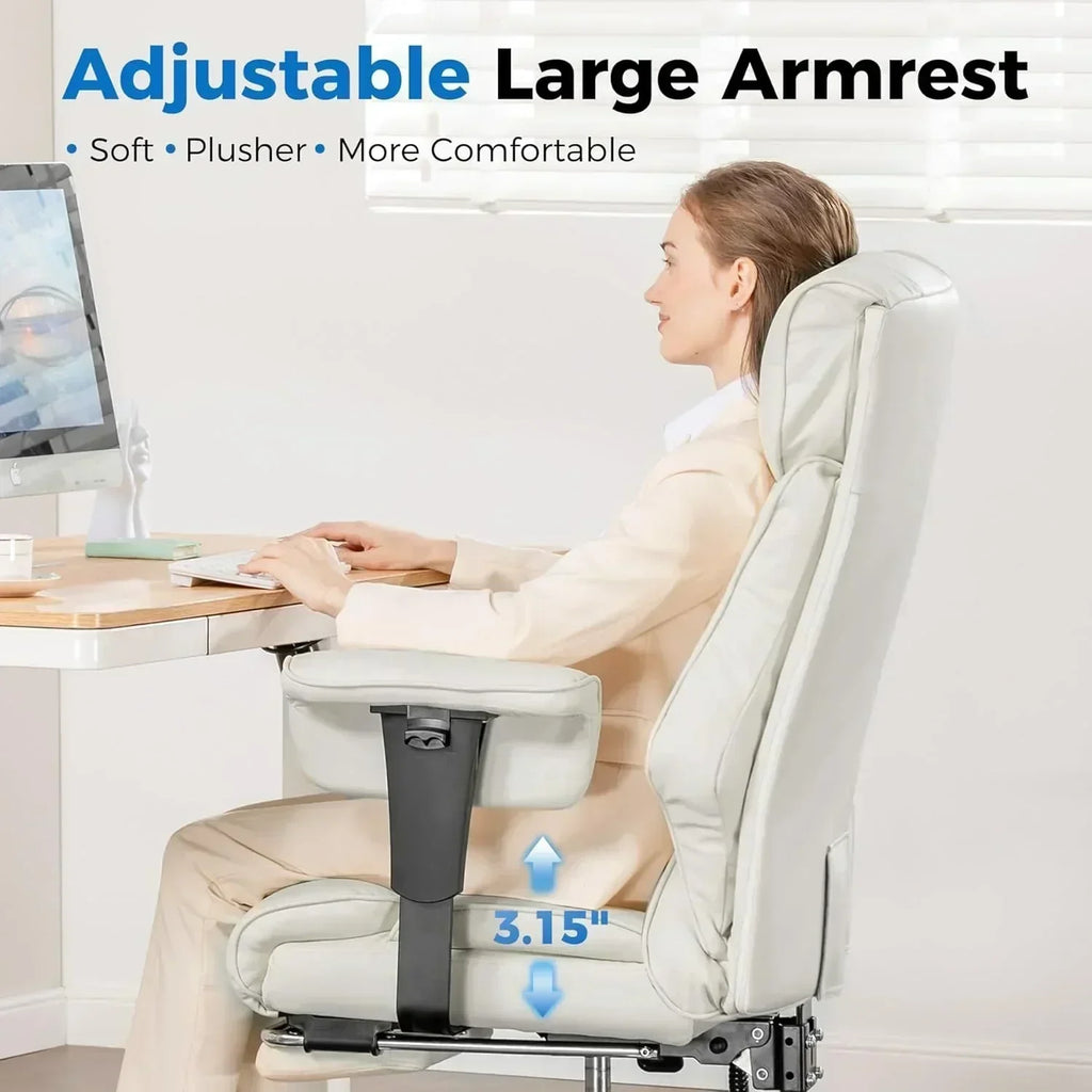 Large Tall Gaming Chair 400 lb Heavy Duty Office Chair wourant