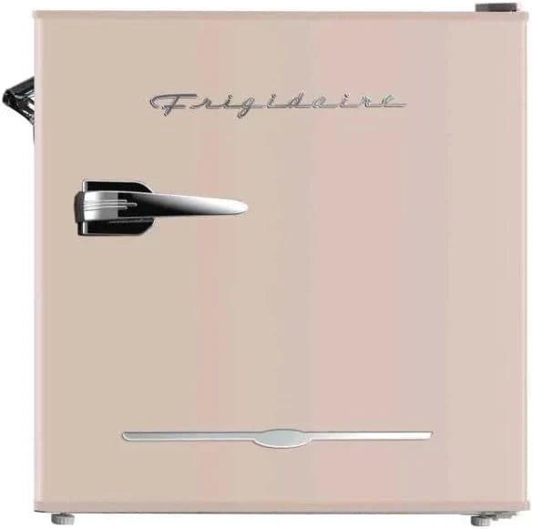 Frigidaire EFR176 Retro Compact Fridge with Chiller Mini Refrigerator Built-in Bottle Opener wourant
