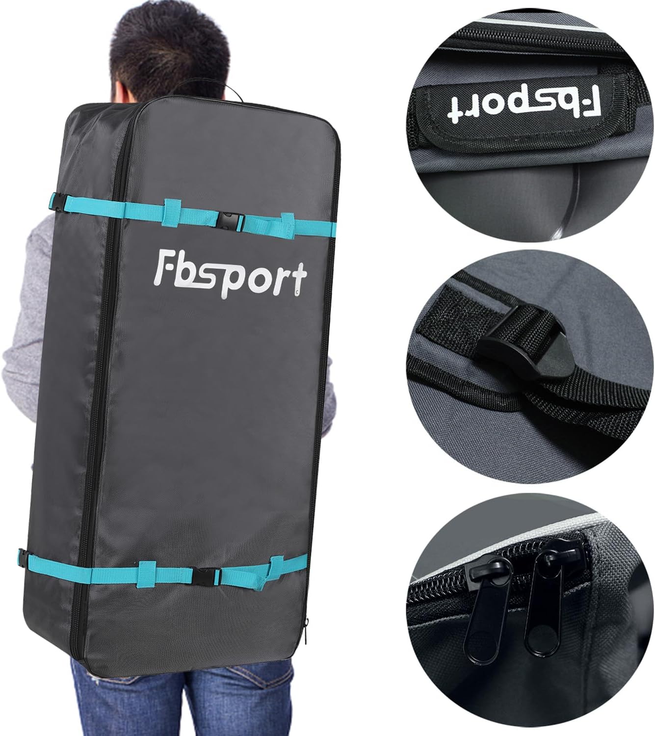FBSPORT 11' Premium Stand Up Paddle Board Yoga Board with Durable SUP Accessories Carry Bag wourant