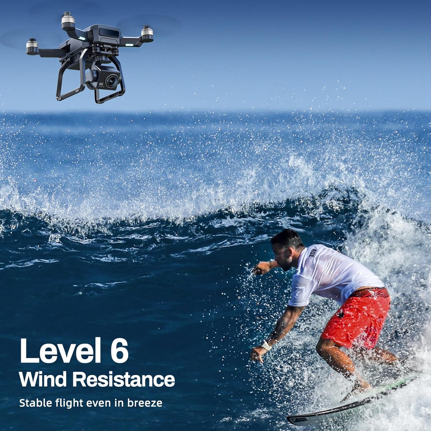 Adult-specific camera drone with 4K UHD aerial photography 3-axis gimbal 10000-foot control wourant