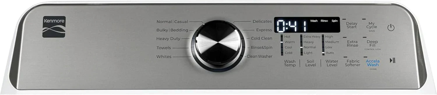 4.5 cu. ft. Top Load Washer with Triple Action Impeller for Tough Dirt Stains-Reduce Laundry Time wourant