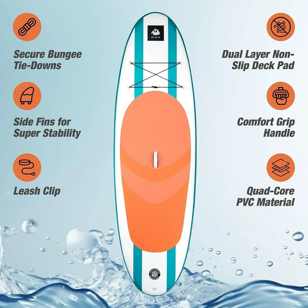 ROC inflatable stand-up paddle board SUP paddle board accessories Anti-slip comfortable deck wourant