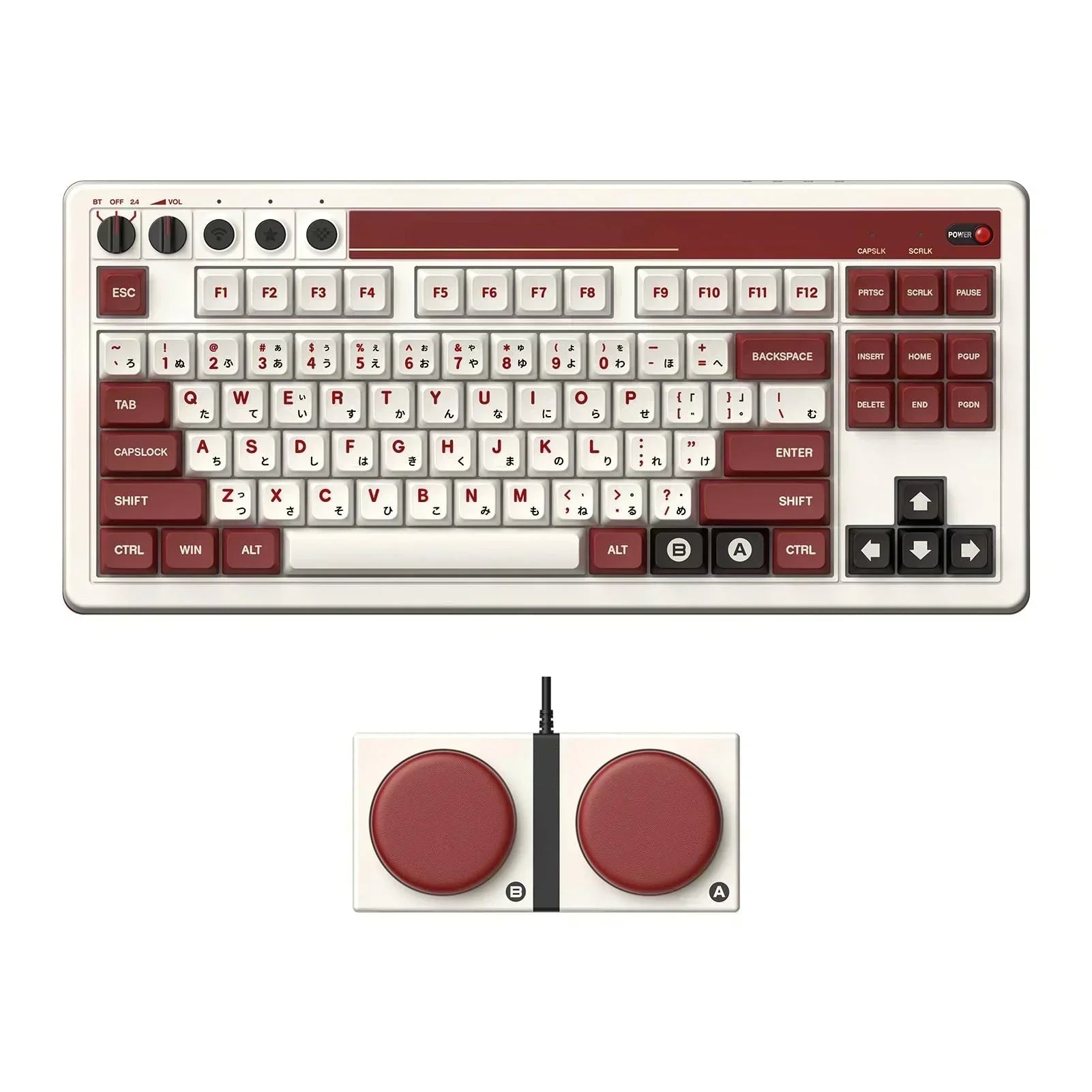 Retro Mechanical Keyboard Bluetooth/2.4G/USB-C wourant