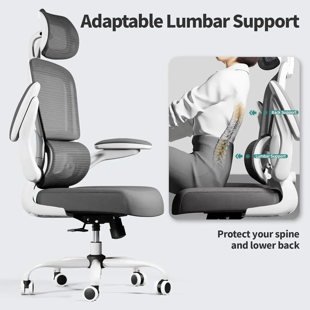 TRALT Office Chair Ergonomic Desk Chair 330 lbs Home Gaming Chair with Wheels wourant