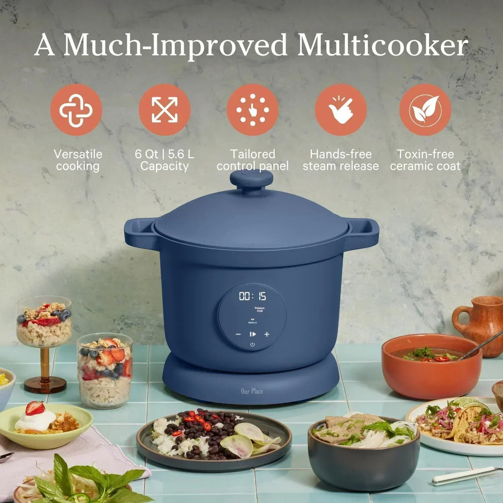 Our Place Dream Cooker 6-quart Multicooker 4 Versatile Modes Pressure Cook Slow Cook Sear wourant
