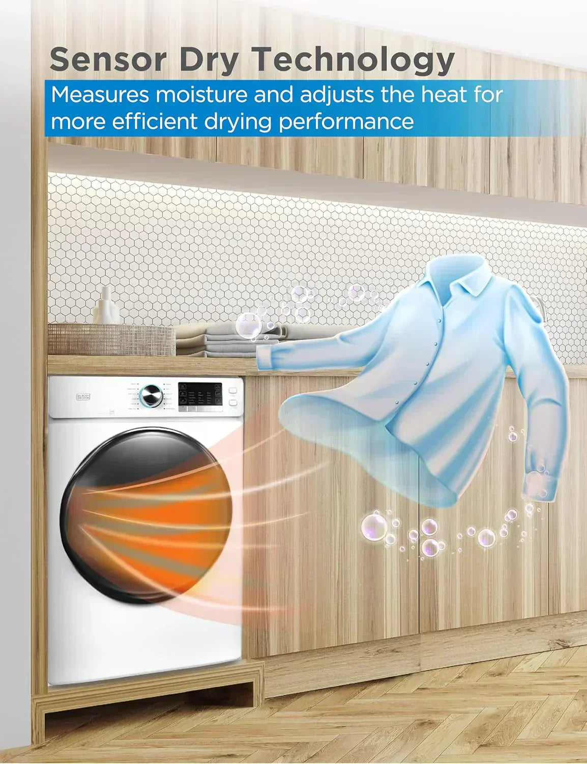 Compact Clothes Dryer 1.5 Cu. Ft. 850W Electric Dryer 120V Vented Dryer Stainless Steel Drum wourant