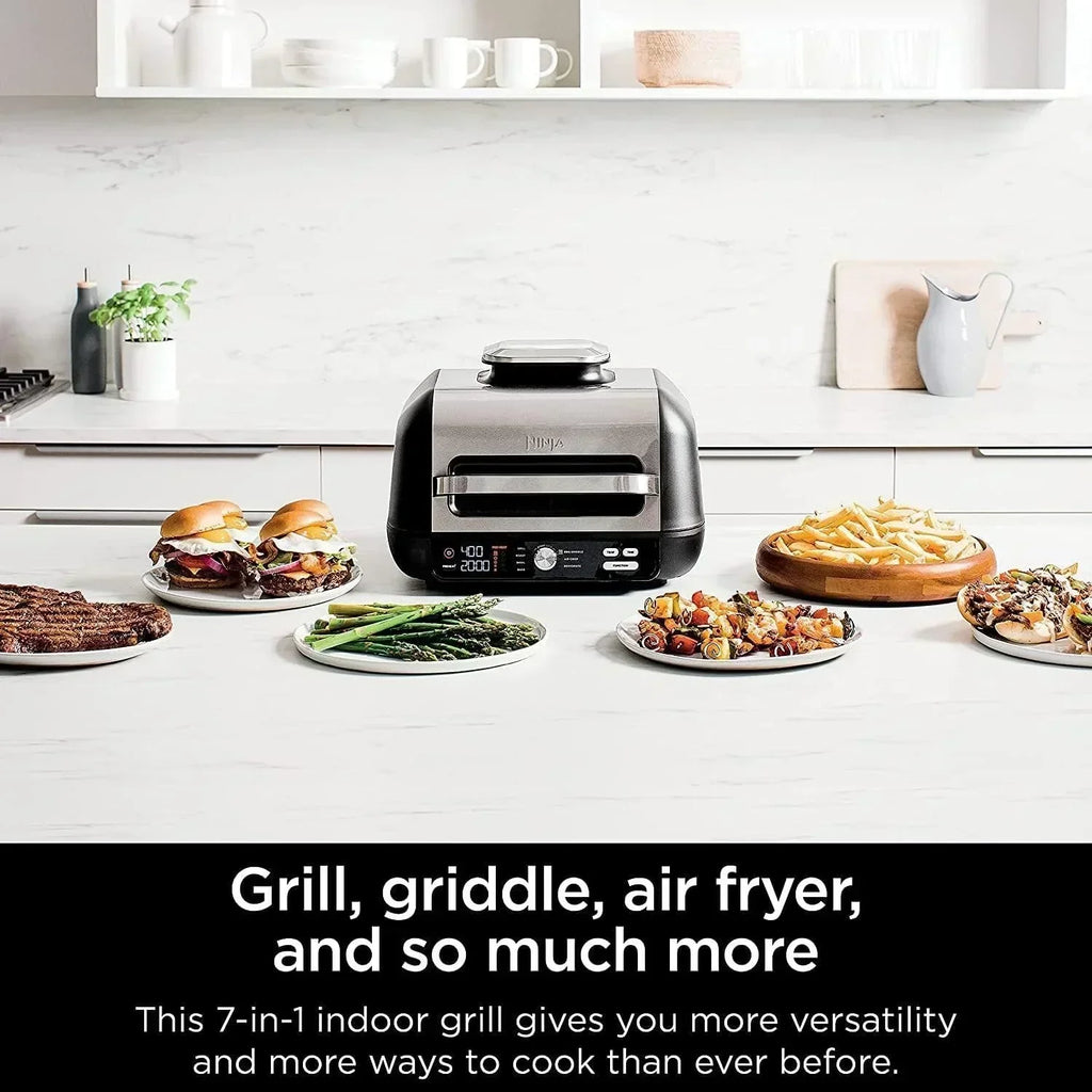 Ninja Foodi Smart XL 6-in-1 Indoor Grill with Air Fry Bake Roast Broil and Dehydrate wourant