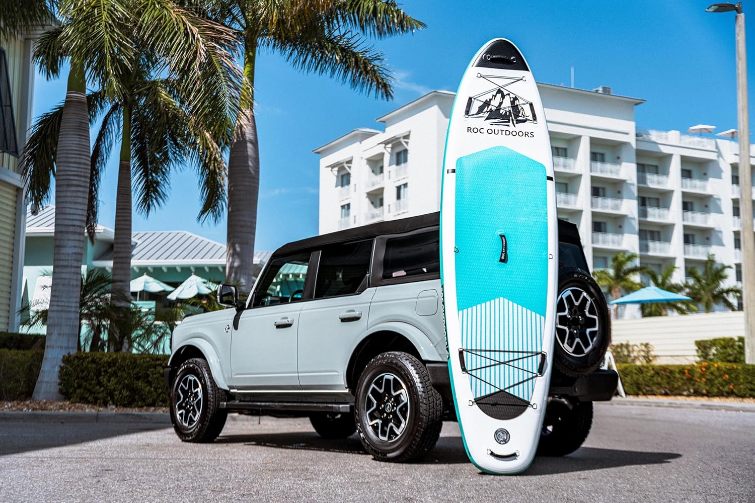 ROC inflatable stand-up paddle board SUP paddle board accessories Anti-slip comfortable deck wourant