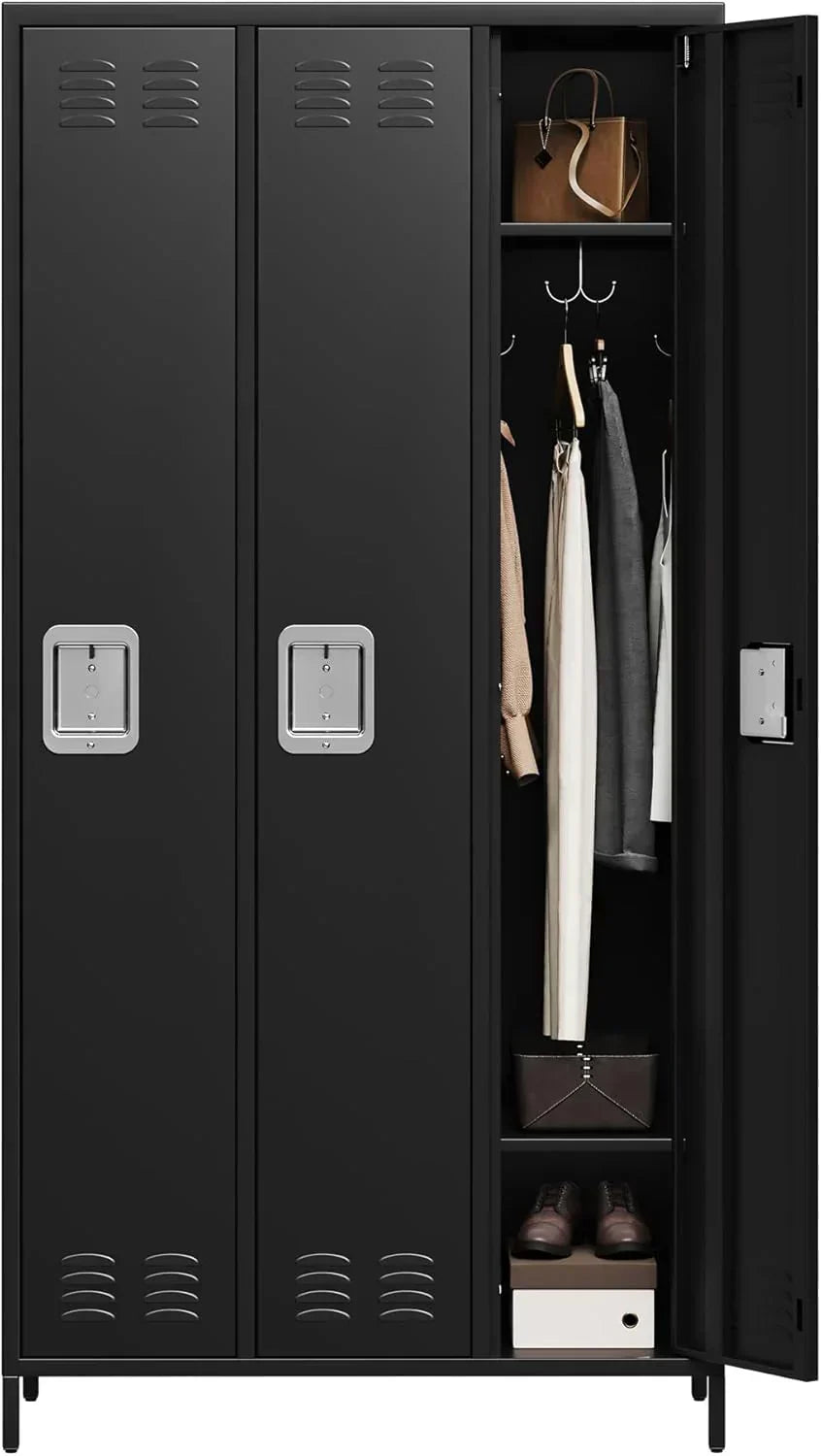 GAOMON Locker for Employees 6 Doors Locker Cabinet with Hooks Storage Locker wourant