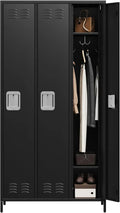 GAOMON Locker for Employees 6 Doors Locker Cabinet with Hooks Storage Locker wourant