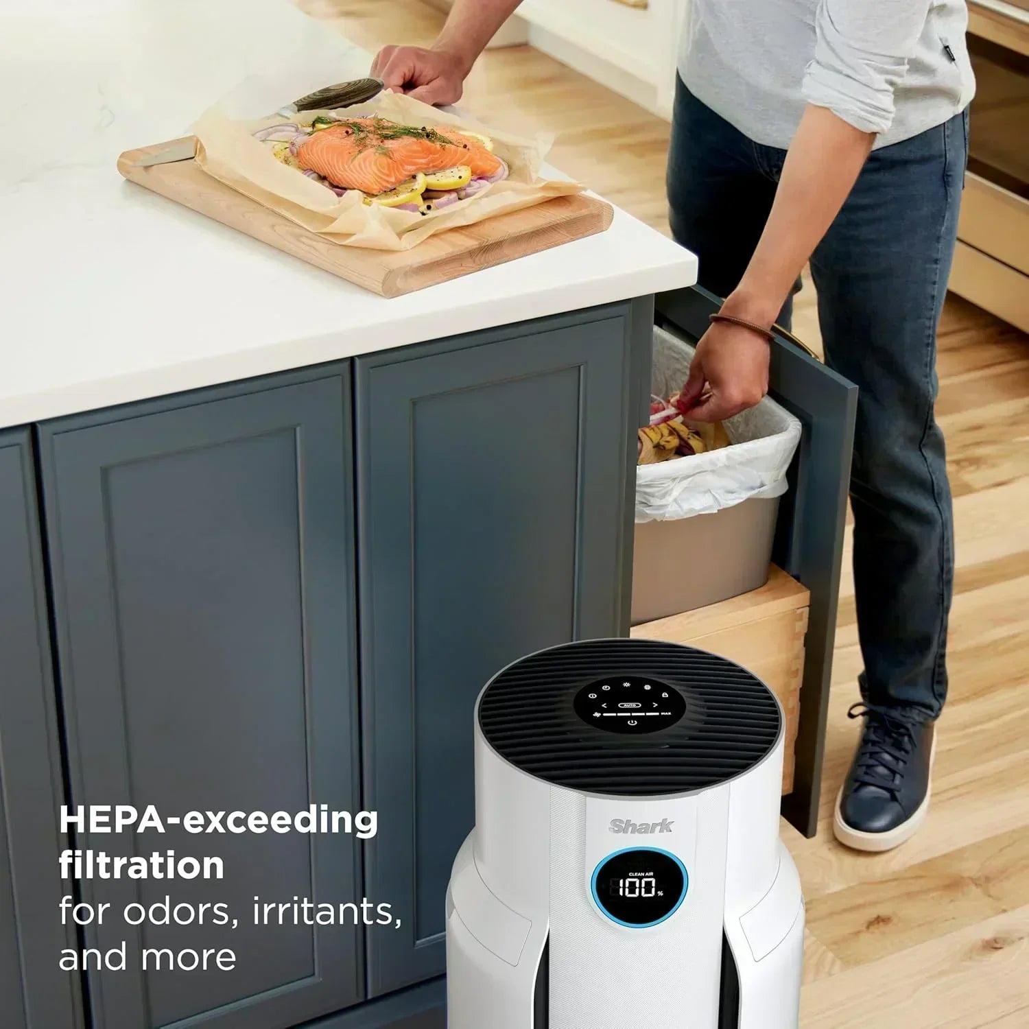 Air Purifier Compact Pro with Long-lasting HEPA Exceeding Filtration For Pet Dander Dust Smoke wourant