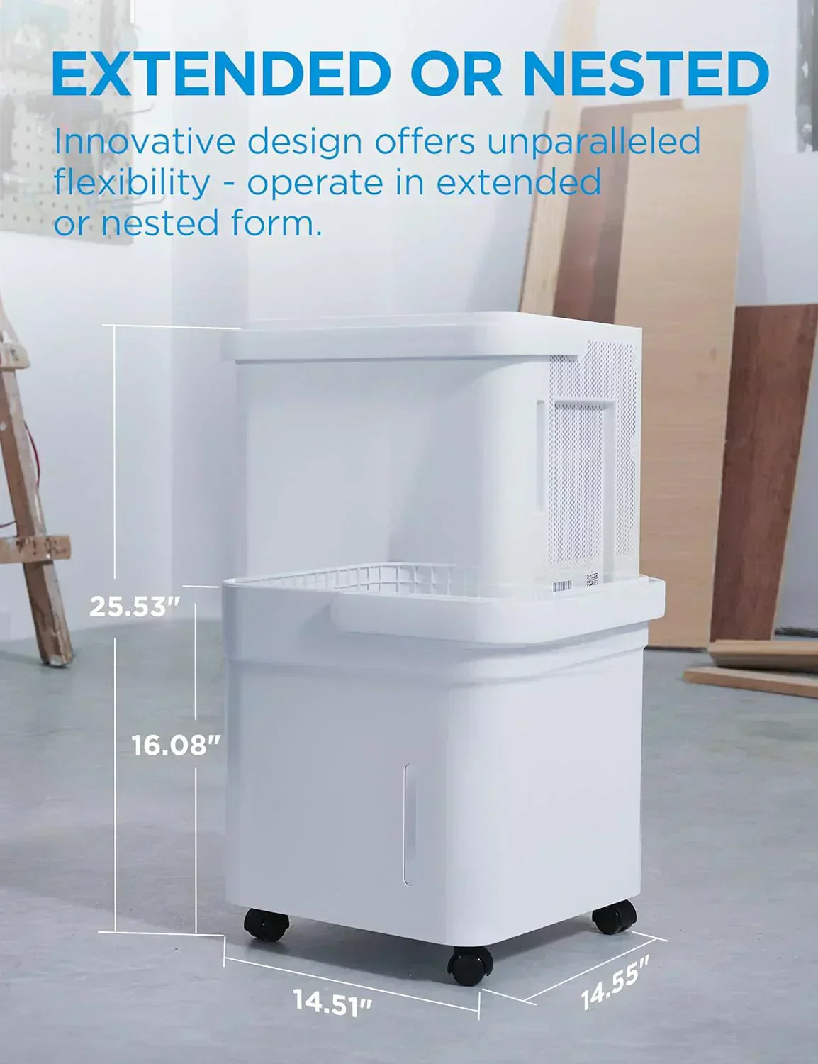 Midea Cube 35 Pint Dehumidifier for Basement and Rooms at Home for up to 3,500 Sq. Ft. wourant