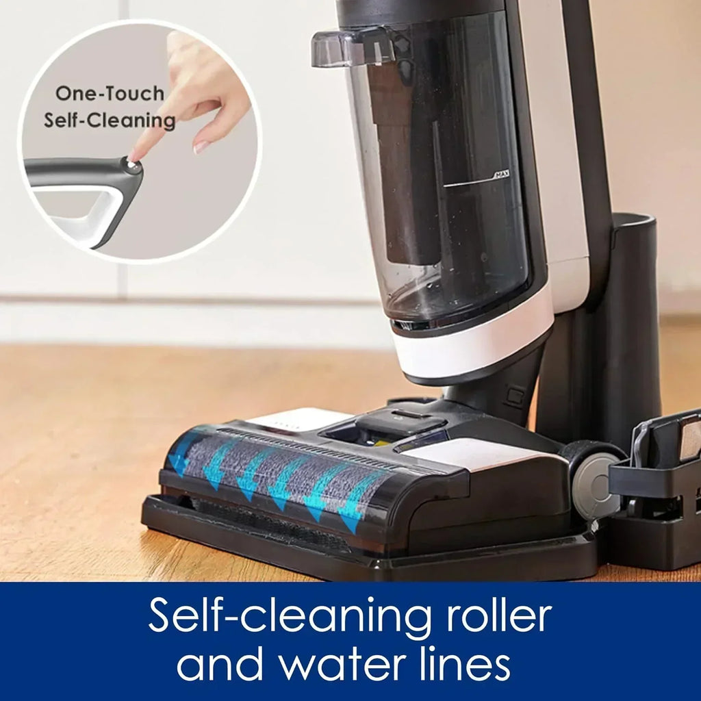 Wet Dry Vacuum Cordless Floor Cleaner and Mop One-Step Cleaning for Hard Floors wourant
