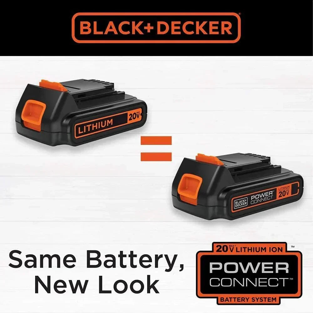 BLACK+DECKER 20V MAX POWERCONNECT Power Drill Cordless Drill Driver Electric Screwdriver wourant
