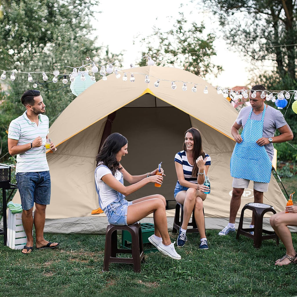 Camping Tent 2/3/4/6 Person Dome Tent Portable Camping Tent Outdoor and Backpacking Beach wourant
