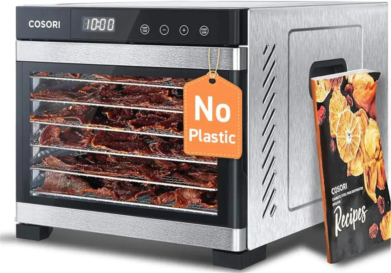 COSORI Food Dehydrator Bigger Than 7 Trays With Large 6.5" Drying Space 600W Power wourant