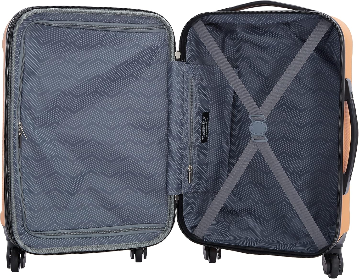 Hardside Travel Luggage Lilac Set of 4 wourant