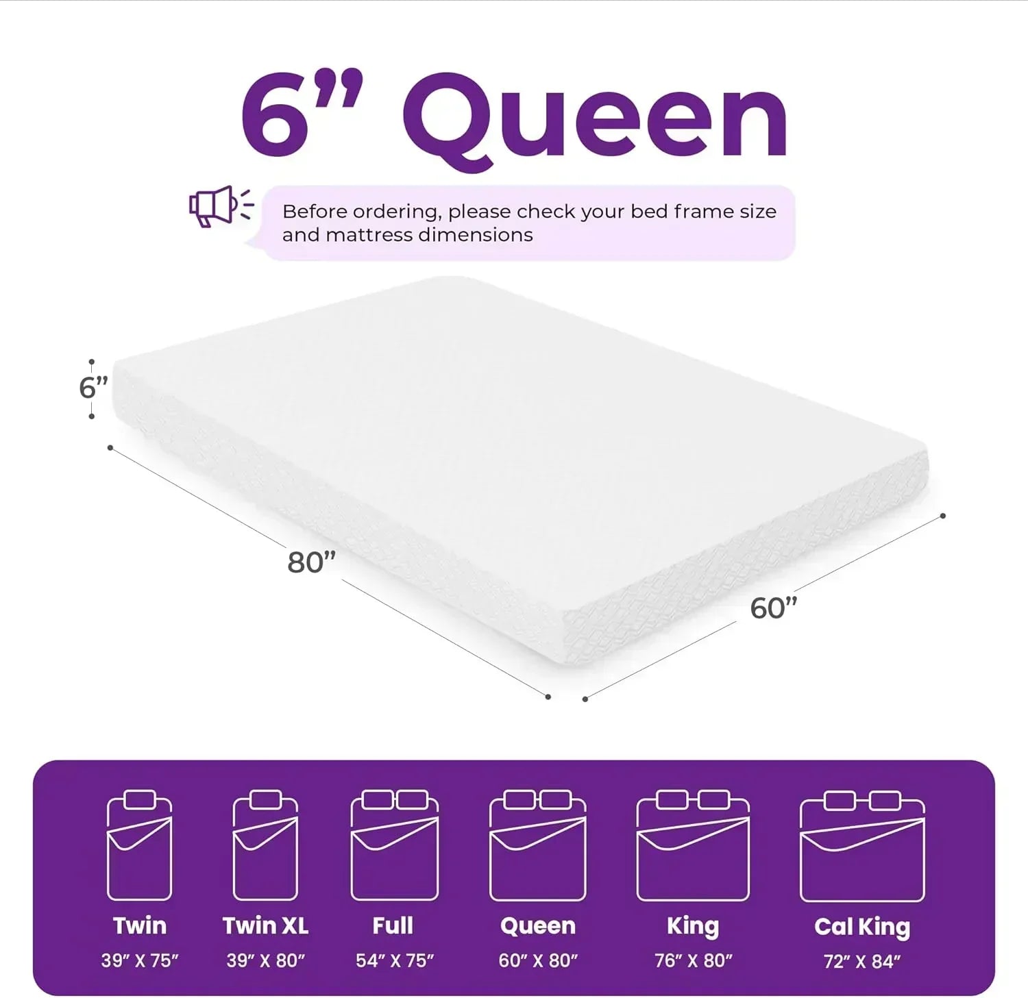 GAESTE 8-inch Fully Cooling Gel Memory Foam Mattress Mattress-in-a-Box wourant