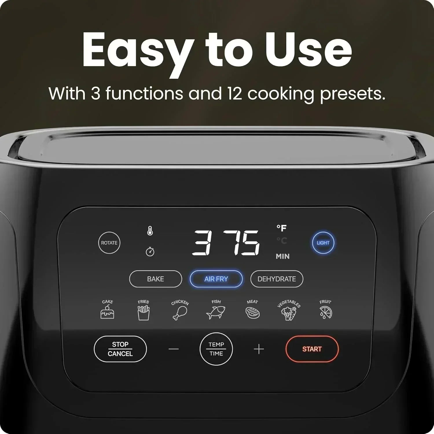 Chefman Compact 6.3-Quart Digital Air Fryer with Rotisserie Dehydrator and Convection Oven wourant