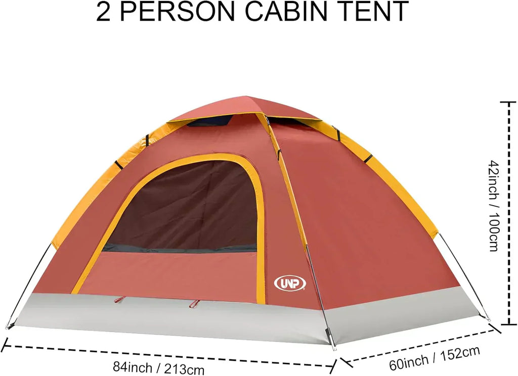Camping Tent 2/3/4/6 Person Dome Tent Portable Camping Tent Outdoor and Backpacking Beach wourant