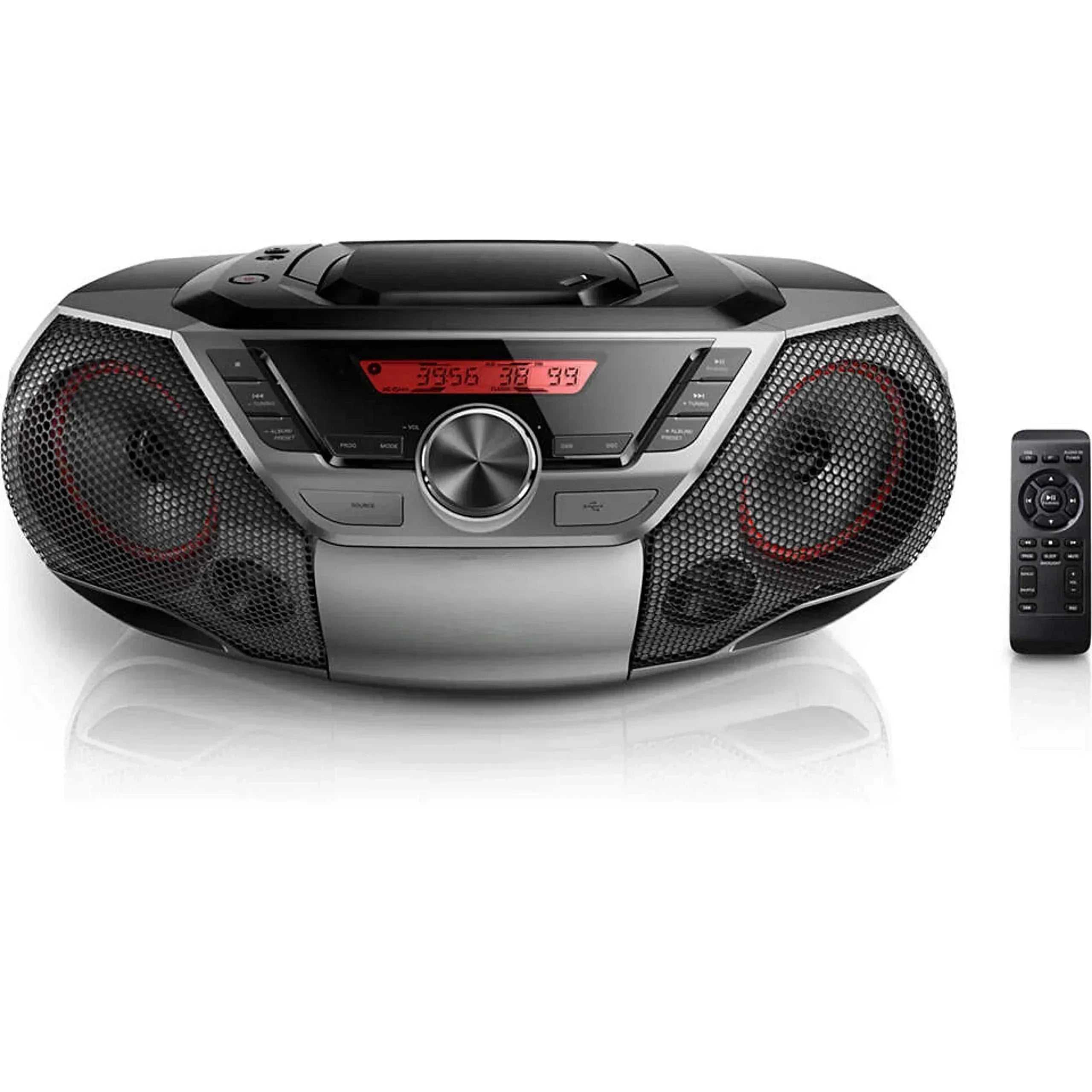Portable CD Player Bluetooth with Cassette All in one Powerful Stereo Boombox wourant