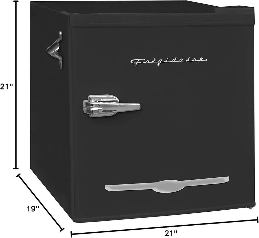 Frigidaire EFR176 Retro Compact Fridge with Chiller Mini Refrigerator Built-in Bottle Opener wourant
