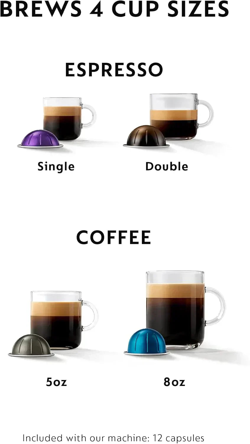 Nespresso Vertuo Plus Coffee and Espresso Maker by De'Longhi wourant