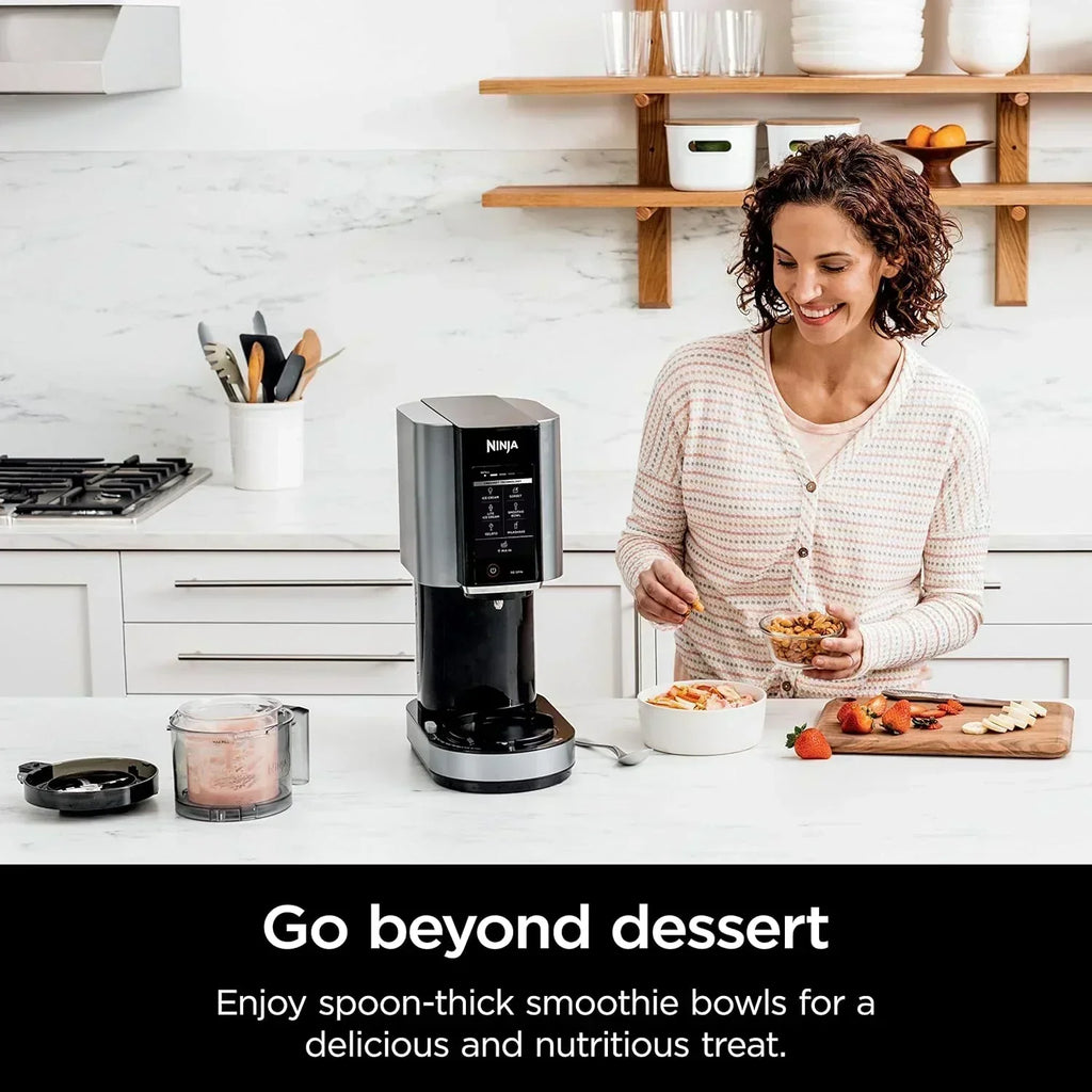 Ninja NC301 CREAMi Ice Cream Maker for Gelato Mix-ins Milkshakes Sorbet Smoothie Bowls More wourant
