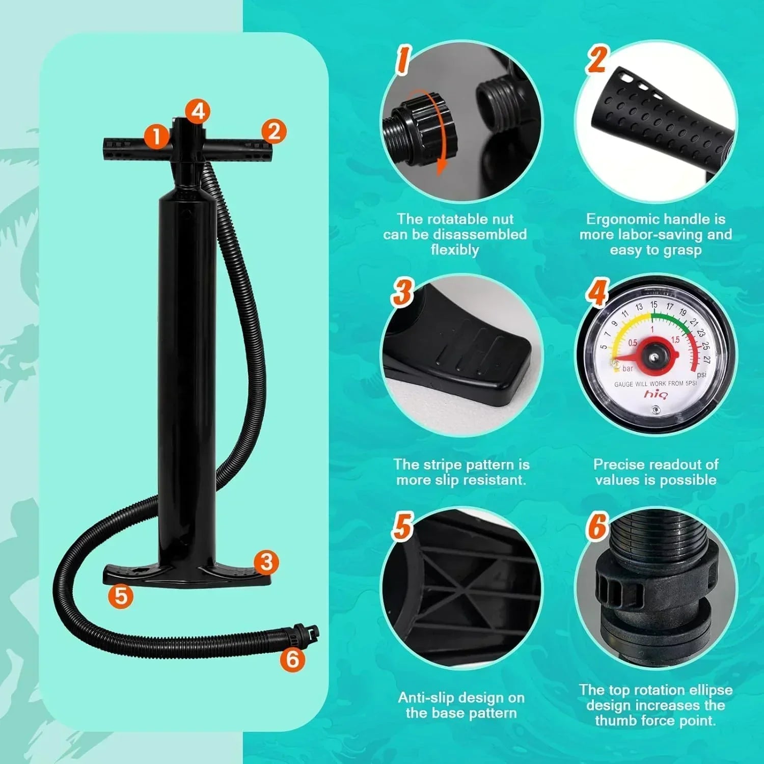 FunWater Inflatable Stand Up Paddle Board Premium SUP Paddle Accessories EVA Deck wourant
