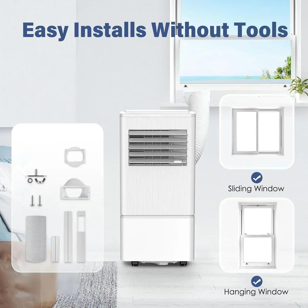 Air Choice Portable Air Conditioner 10000 BTU Air Conditioner Portable for Room Up to 450 Sq.Ft wourant