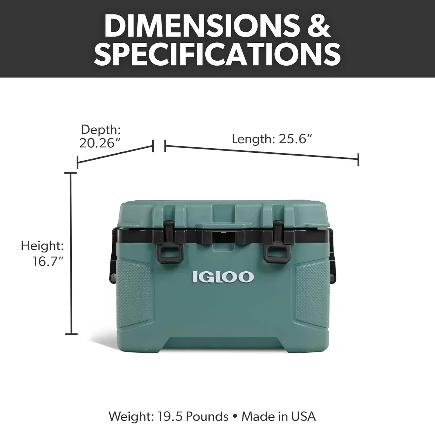 Igloo 52Qt Wheeled Cooler Insulated Hard Shell Ice Chest wourant