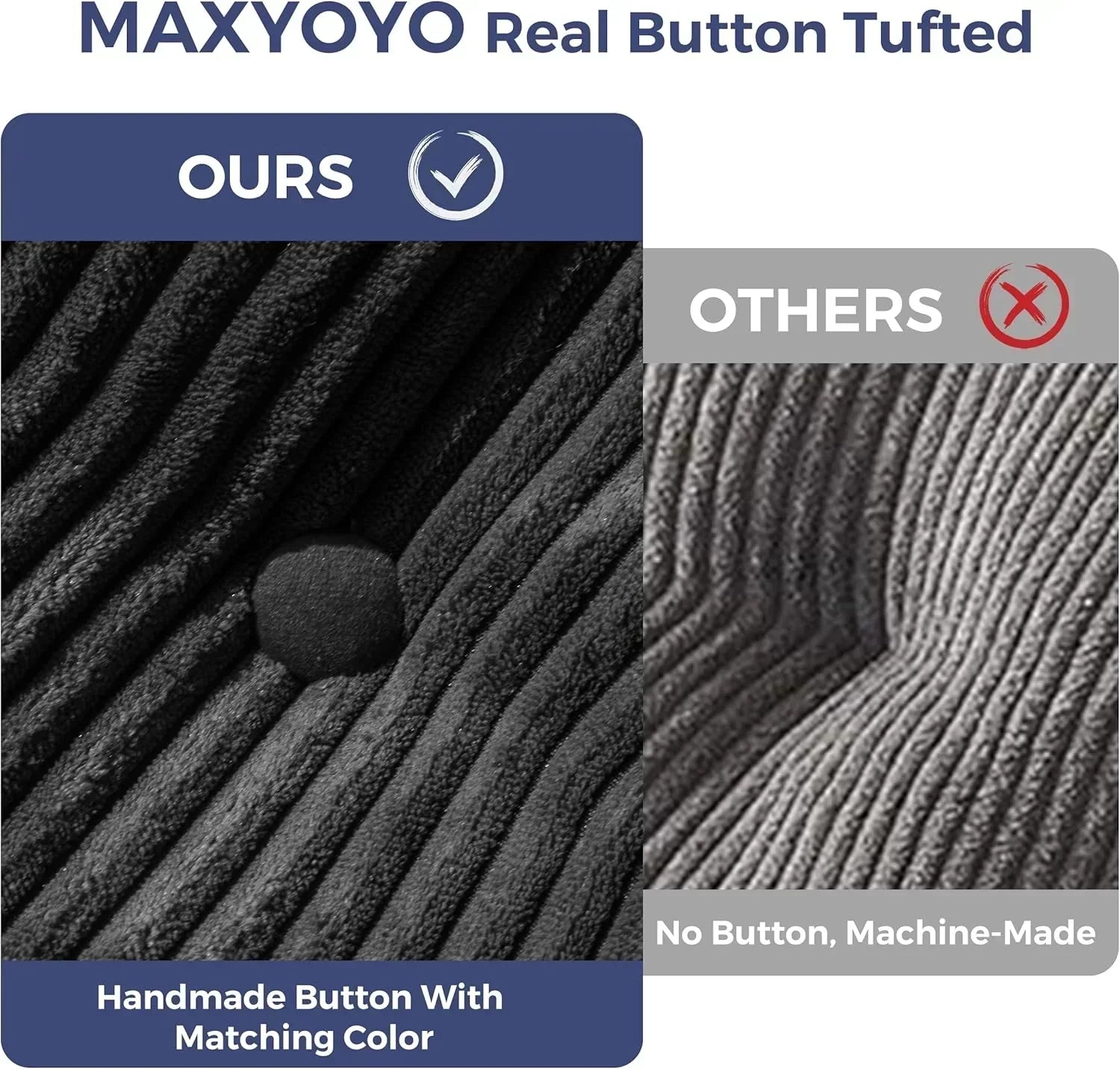 MAXYOYO Folding Sofa Bed Convertible Sleeper Chair with Pillow Foldable Mattress with Back Support wourant