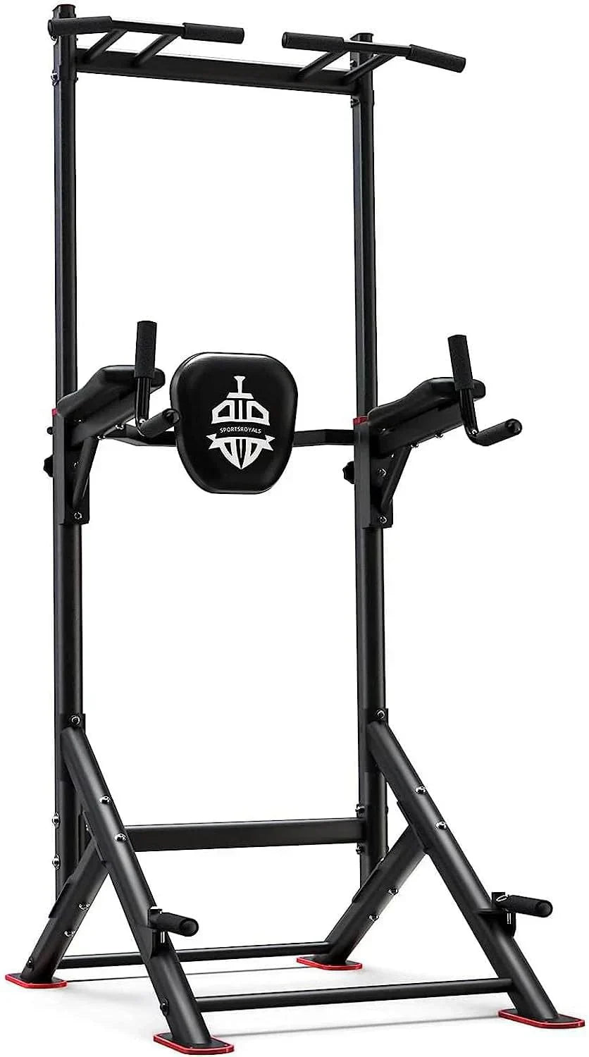 Sportsroyals Power Tower Pull Up Bar Station 450 lbs stable suspended immersion tilt station wourant