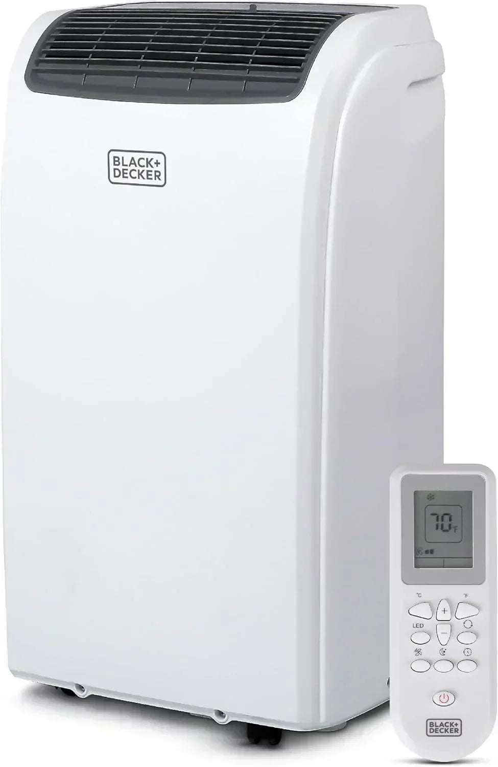 BLACK+DECKER 10,000 BTU Portable Air Conditioner for Rooms up to 450 Sq with Remote Control wourant