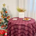 Festliche rote karierte Tischdecke, Weihnachts-Ins-Style-Vintage-Dekoration für fotofertiges Essen wourant