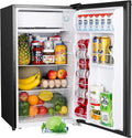 Upstreman 3.2 Cu.Ft Mini Fridge Freezer Single Door Fridge Dorm Fridge Adjustable Thermostat wourant