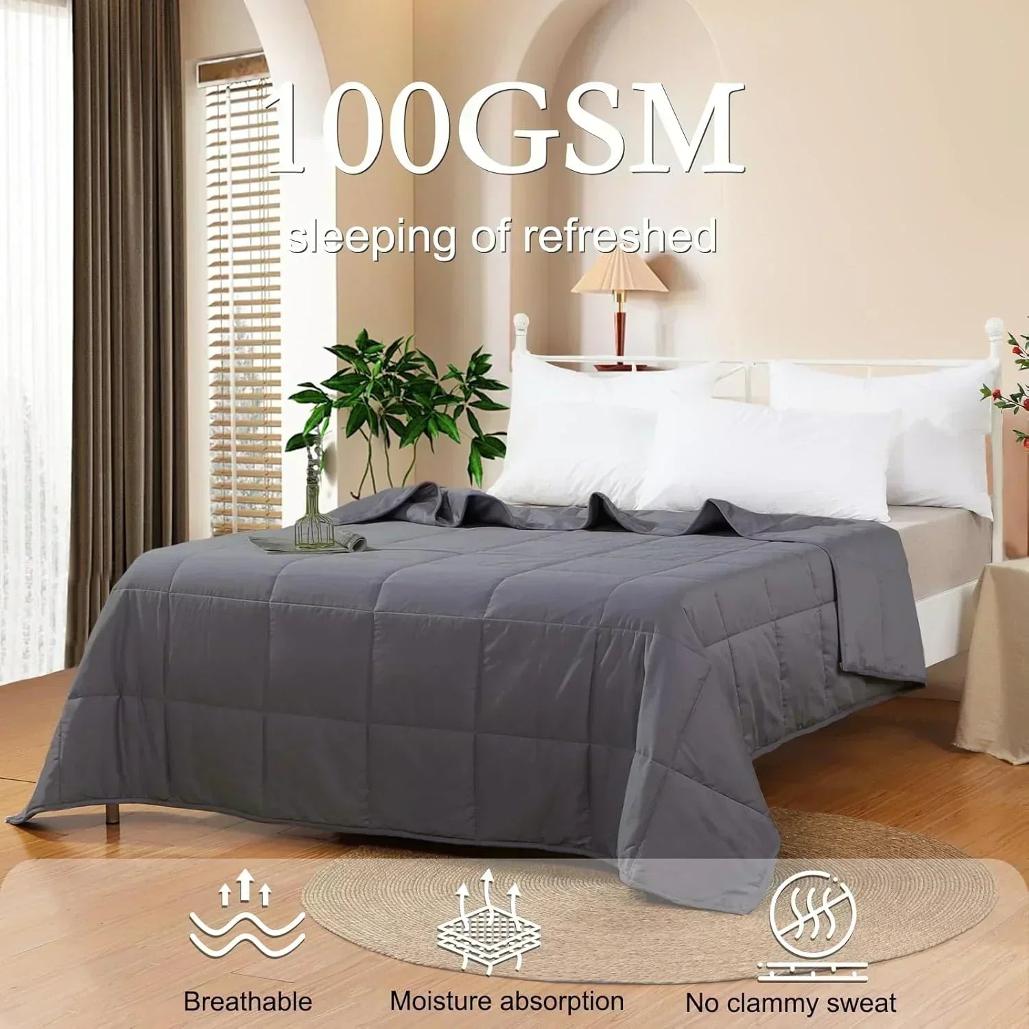 Breathable Thin Comforter Duvet Insert wourant