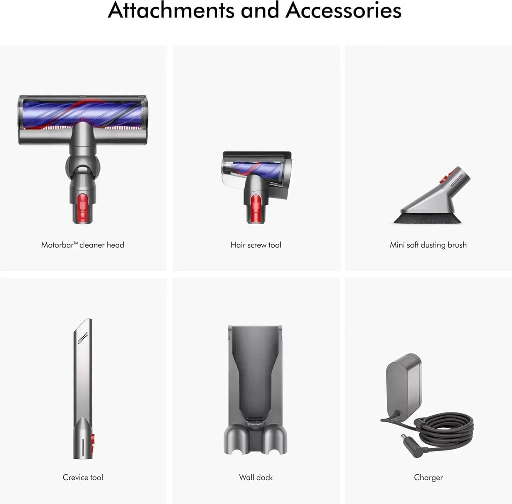 Cordless vacuum cleaner silver/nickel wourant