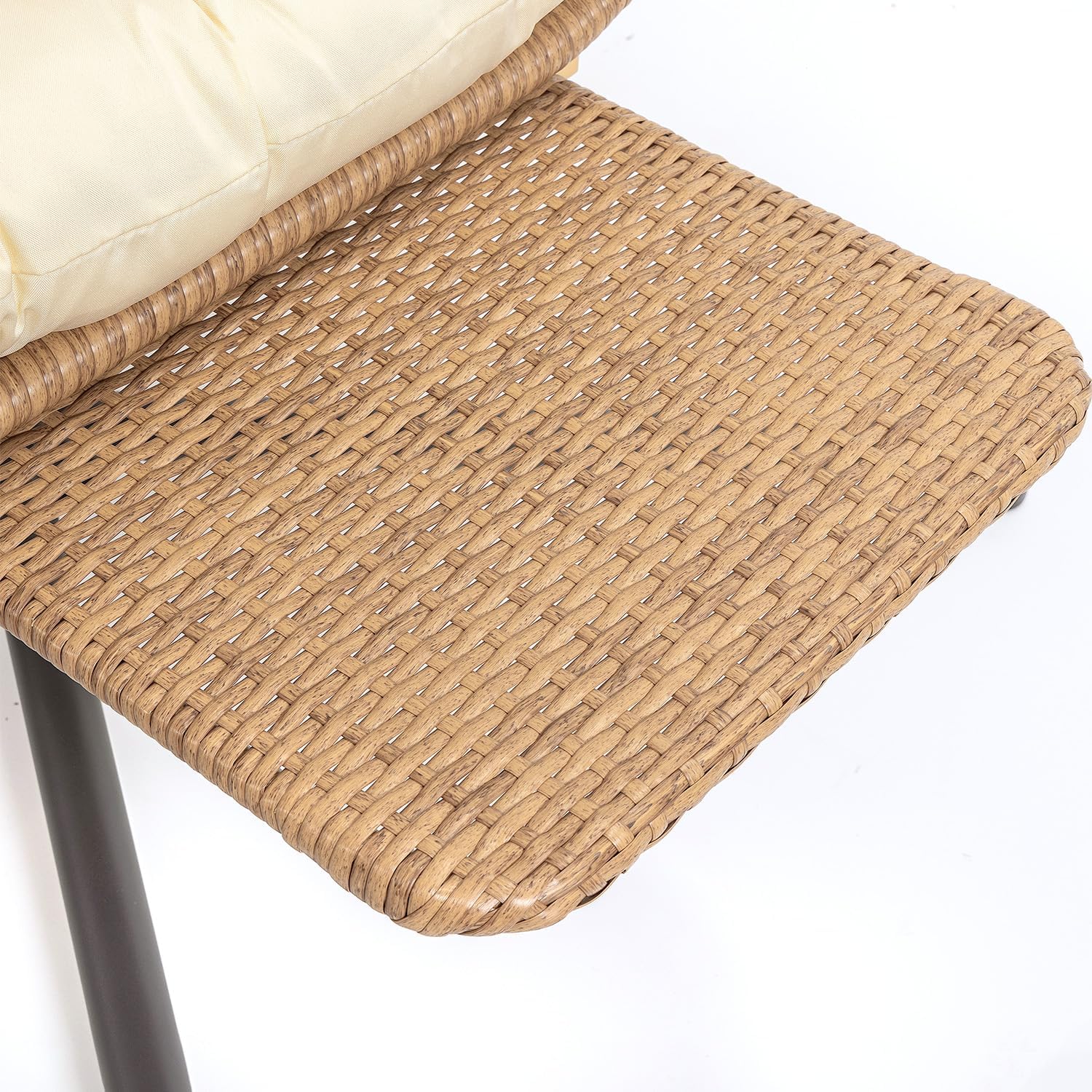 Yechen Indoor Outdoor Egg Hanging Chair Stand Patio Wicker Swing Egg Chair Swinging Chair wourant