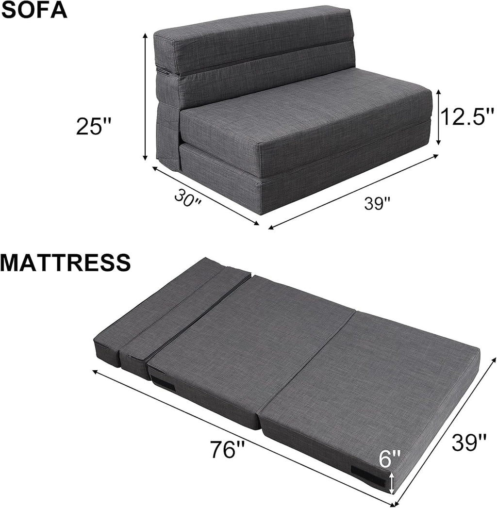 60 inch pull out sofa bed memory foam sofa with 2 pillows futon bed guest bed and pull out sofa wourant